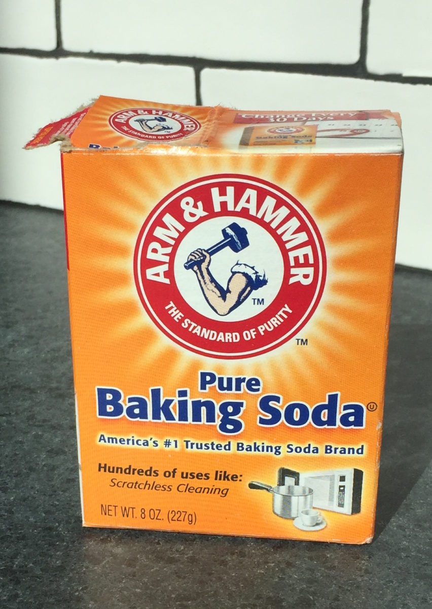 box of baking soda - my #1 among cleaning agents
