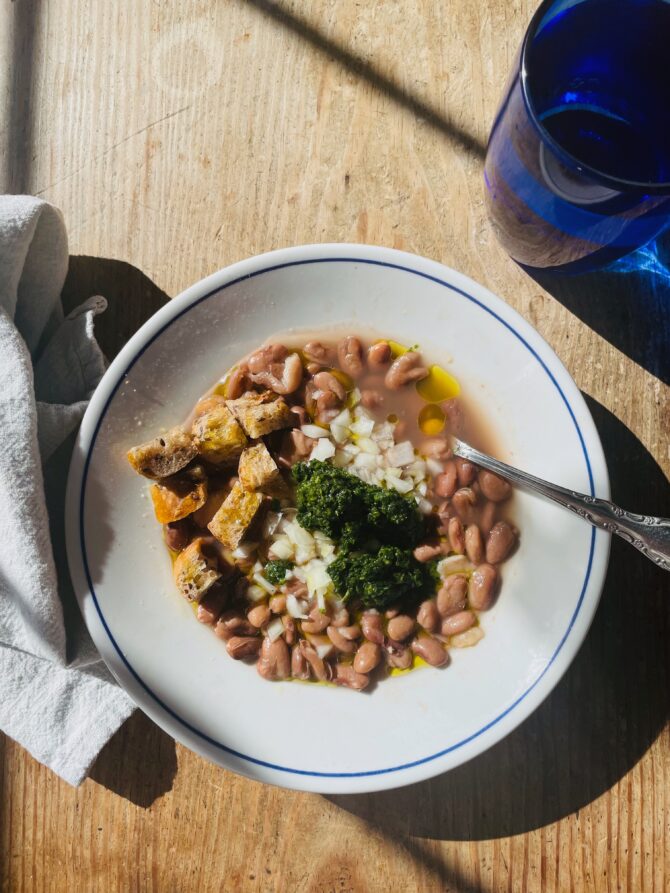 A Bowl of Beans and Greens So Good